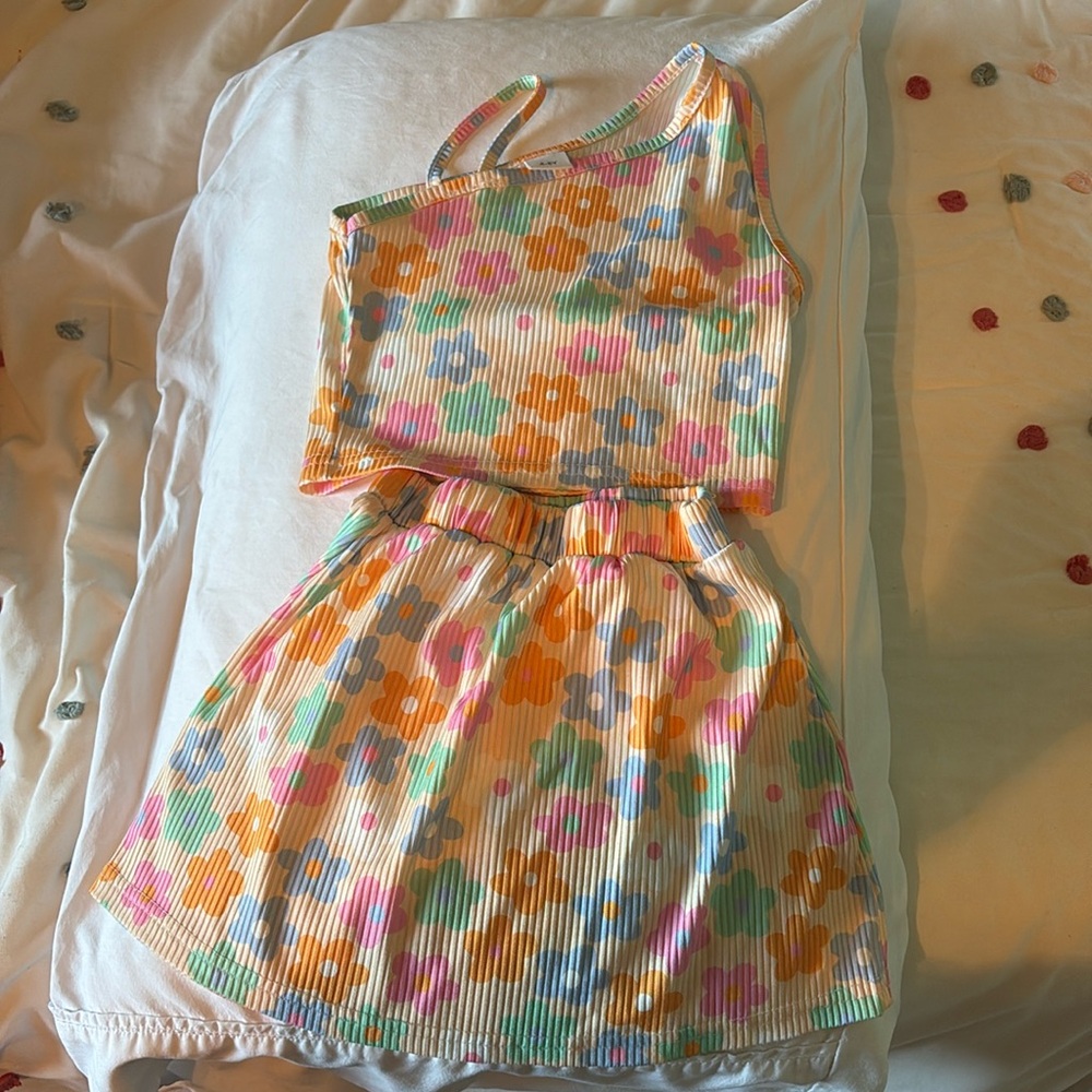 Floral Toddler Girl 2 piece outfit